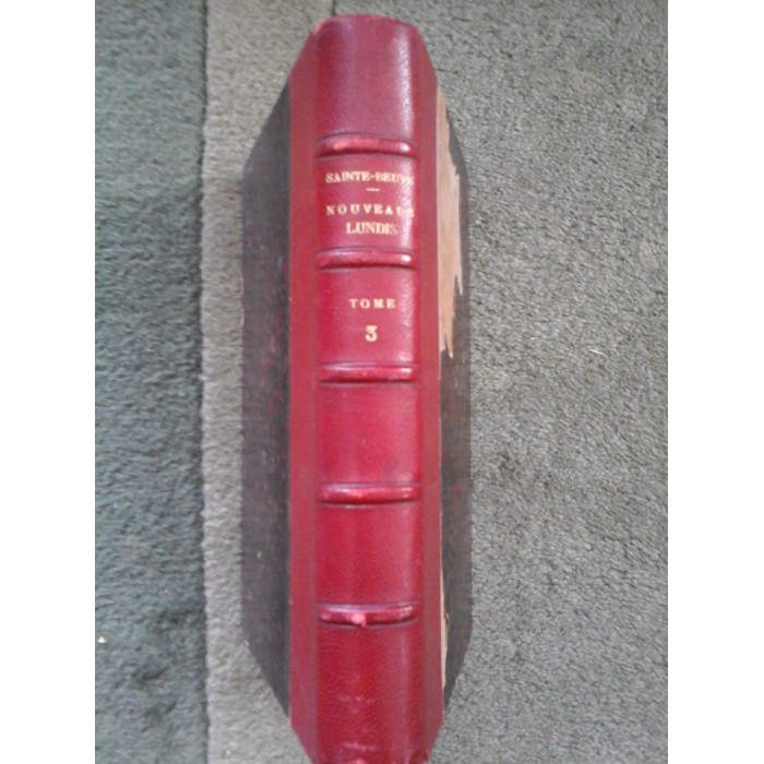 NOUVEAUX LUNDIS - SAINTE-BEUVE